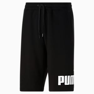 Logo Men's 10" Shorts, Cotton Black-Puma White, extralarge